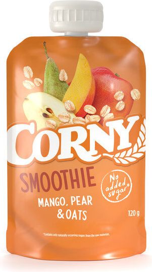 6x CORNY Smoothie mango, hruška, ovesné vločky 120 g - obrázek 2