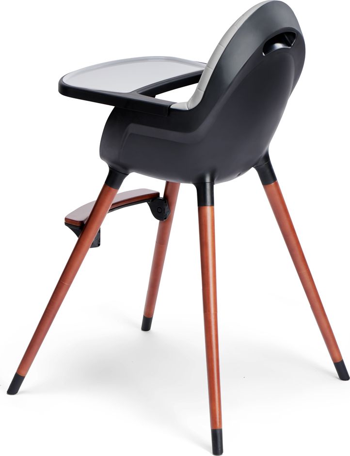 KINDERKRAFT Židlička jídelní FINIX Grey - obrázek 3