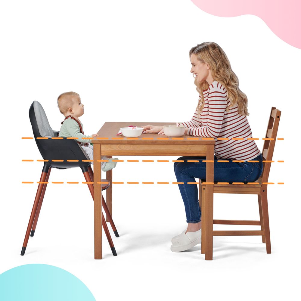 KINDERKRAFT Židlička jídelní FINIX Grey - obrázek 14
