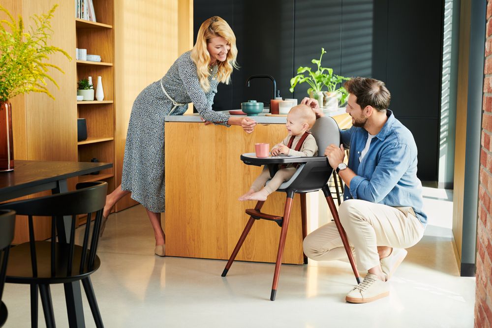 KINDERKRAFT Židlička jídelní FINIX Grey - obrázek 18