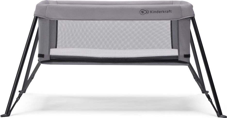 KINDERKRAFT Postýlka dětská 2v1 MOVI Grey - obrázek 5