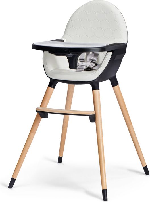 KINDERKRAFT Židlička jídelní FINIX Ecru - obrázek 1