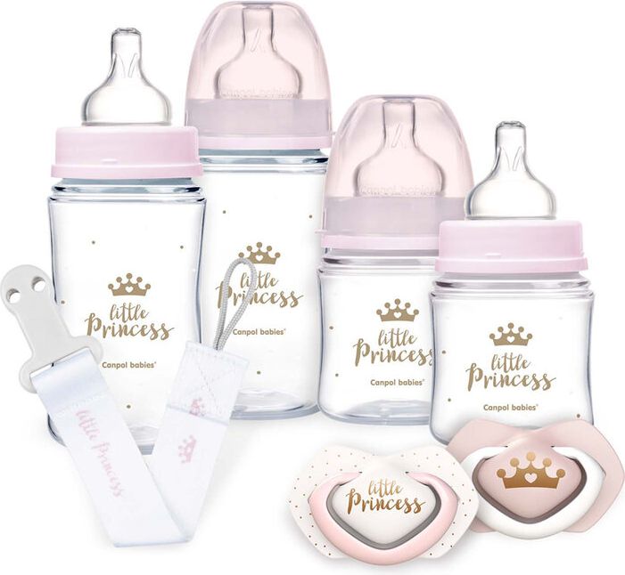 Canpol Babies novorozenecká sada Royal Baby Little Princess růžová - obrázek 1