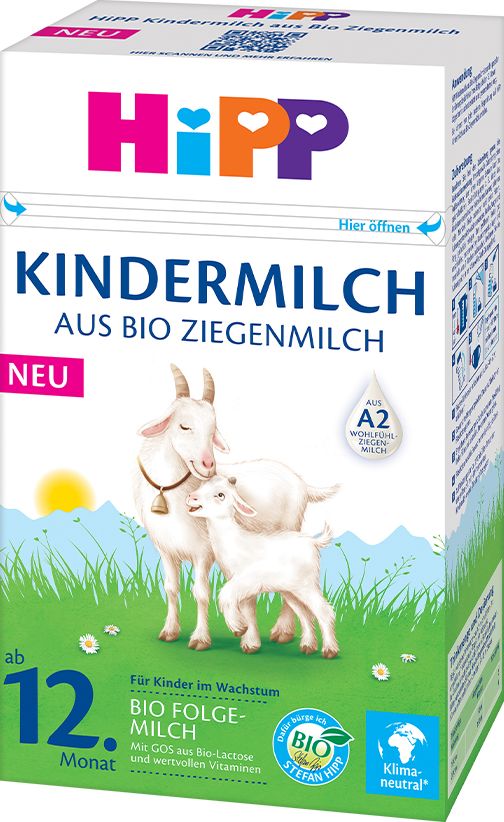 5x HiPP 3 BIO Kozí mléko Junior od ukončeného 11. měsíce 400 g - obrázek 2