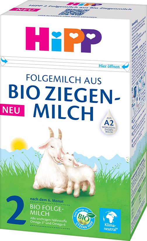 5x HiPP 2 BIO Kozí mléko od ukončeného 6. měsíce 400 g - obrázek 2