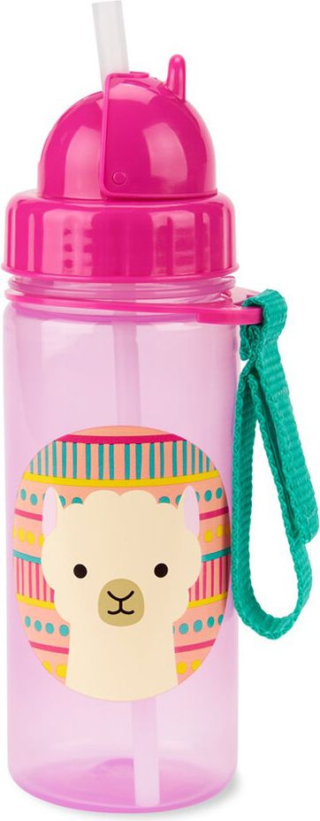 SKIP HOP Zoo Hrnek s brčkem PP bez PVC a BPA Lama 12 m+ - obrázek 1