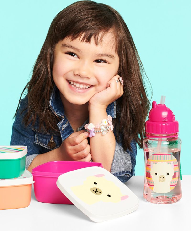 SKIP HOP Zoo Hrnek s brčkem PP bez PVC a BPA Lama 12 m+ - obrázek 4