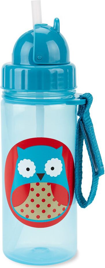 SKIP HOP Zoo Hrnek s brčkem PP bez PVC a BPA Sova 12 m+ - obrázek 1