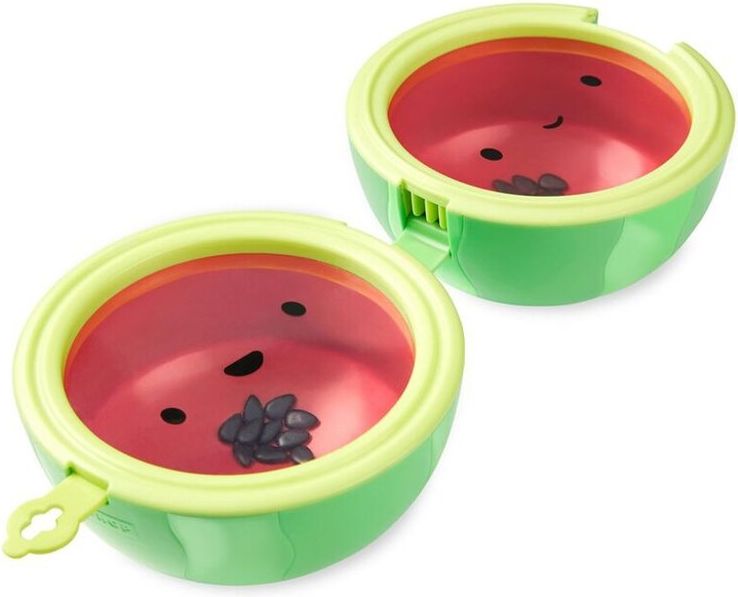 SKIP HOP Hračka Buben 2v1 Farmstand Melon Drum 6m+ - obrázek 1