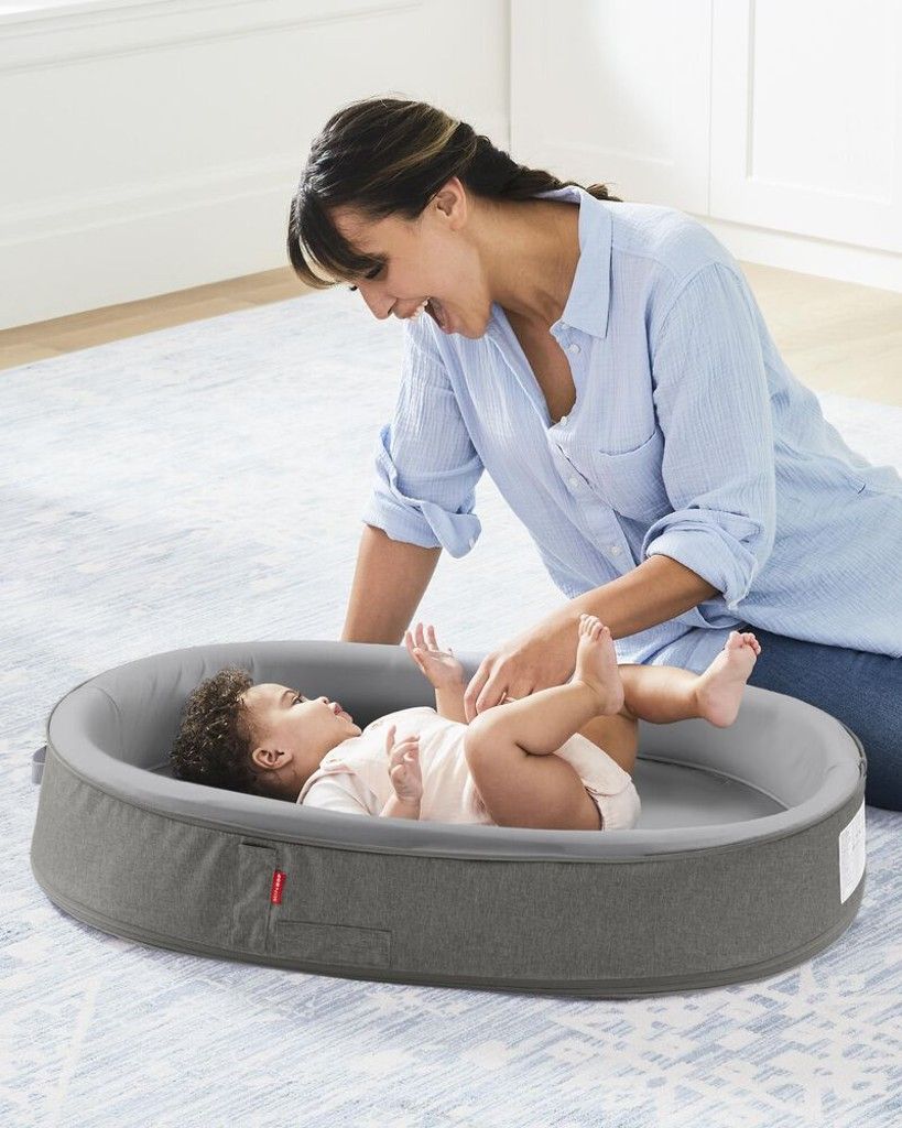 SKIP HOP Hnízdo pro miminko Grey Melange 0m+ - obrázek 5