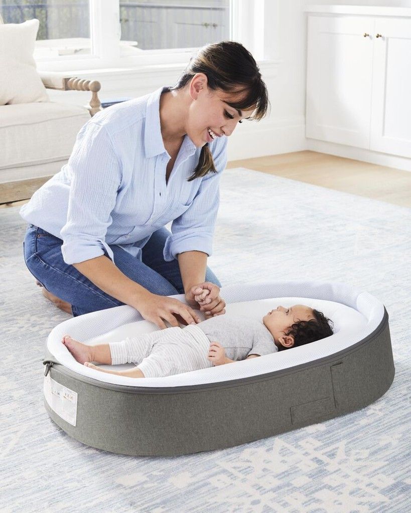 SKIP HOP Hnízdo pro miminko Grey Melange 0m+ - obrázek 6