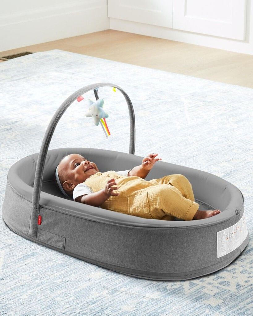 SKIP HOP Hnízdo pro miminko Grey Melange 0m+ - obrázek 8