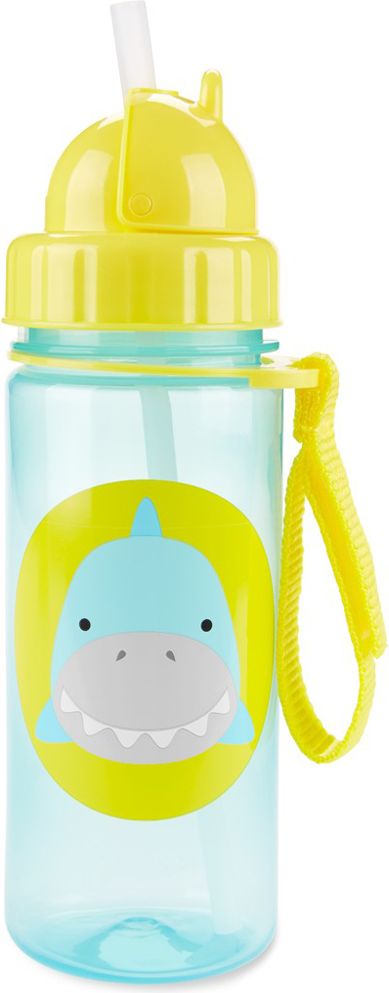 SKIP HOP Zoo Hrnek s brčkem PP bez PVC a BPA Žralok 12 m+ - obrázek 2