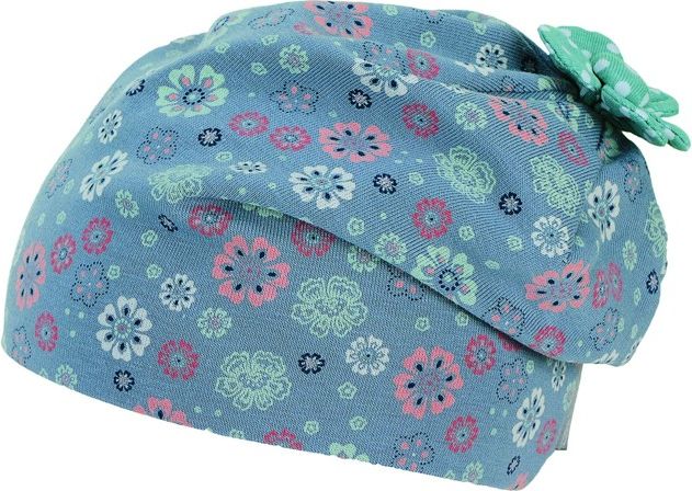 STERNTALER Čepice s UV litrem 15 květinový potisk šedá dívka-43 cm-5-6 m - obrázek 2