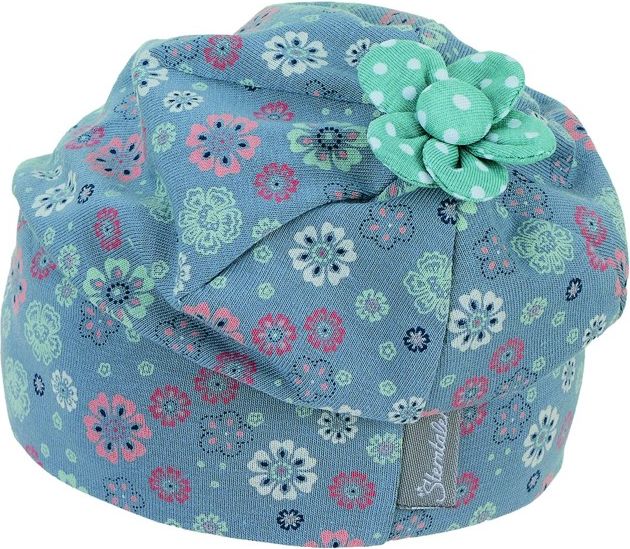 STERNTALER Čepice s UV litrem 15 květinový potisk šedá dívka-43 cm-5-6 m - obrázek 3