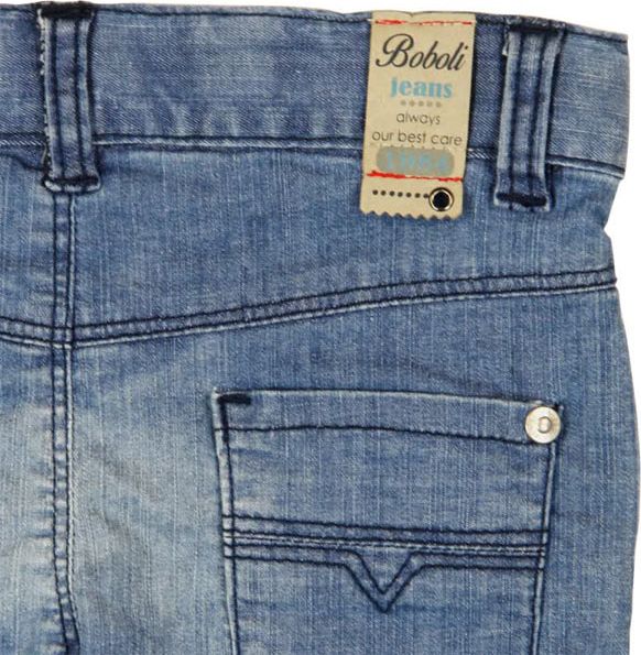 BOBOLI Denim kraťasy, 80 cm - šedá, kluci - obrázek 3