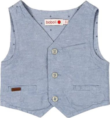 BOBOLI Společenská vestička, 80 cm - modrá, kluci - obrázek 4