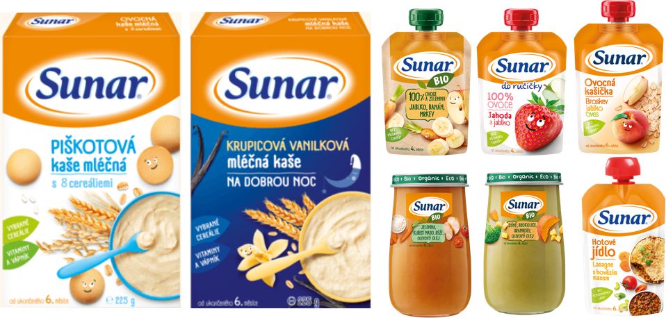 SUNAR Hravý Sunar box Moje zahrádka s dětskou výživou od uk. 4.-6. m - obrázek 3