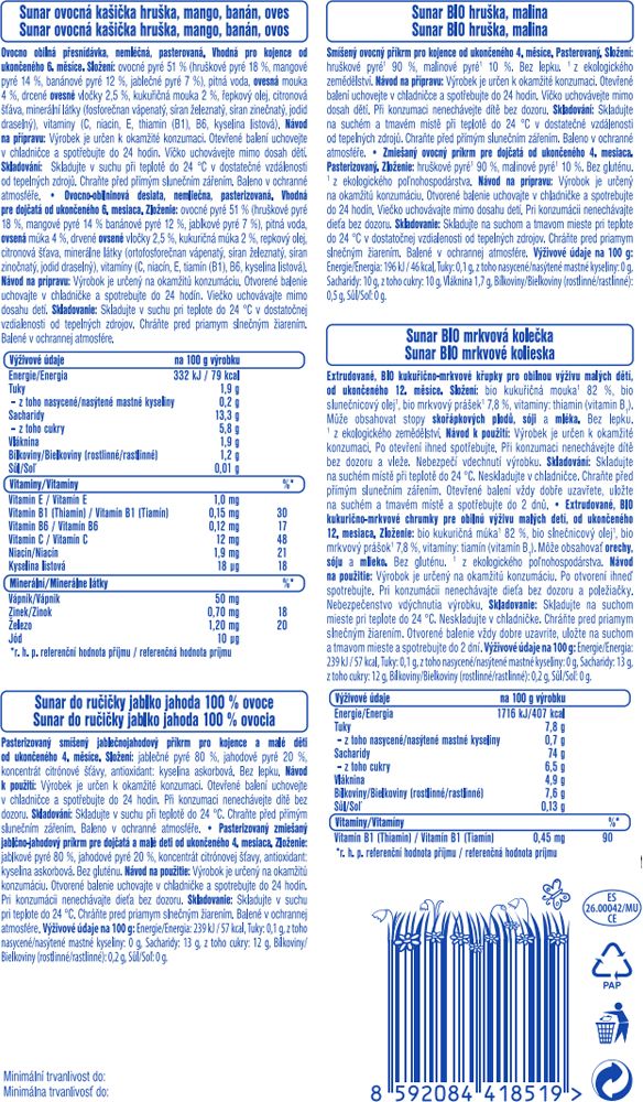 SUNAR Hravý Sunar box Moje farma s dětskou výživou od uk. 8.-12. m - obrázek 5