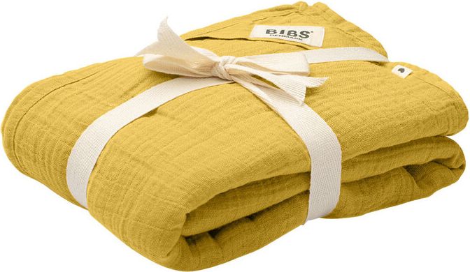 BIBS zavinovačka z BIO bavlny MUSTARD - obrázek 1