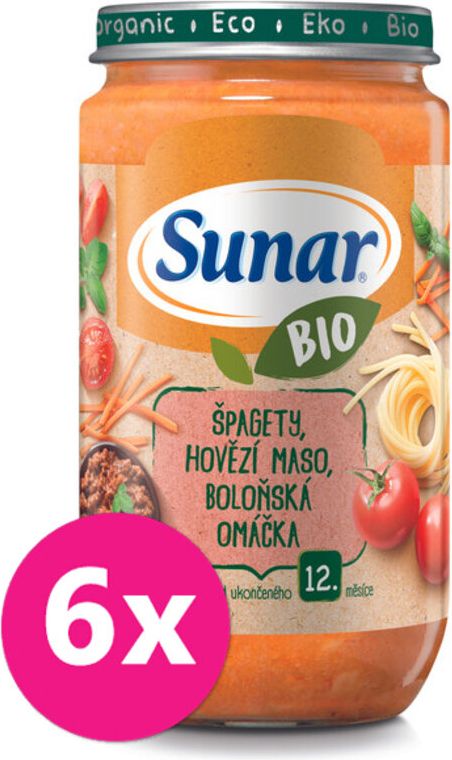 6x SUNAR BIO Boloňské špagety 235 g - obrázek 1
