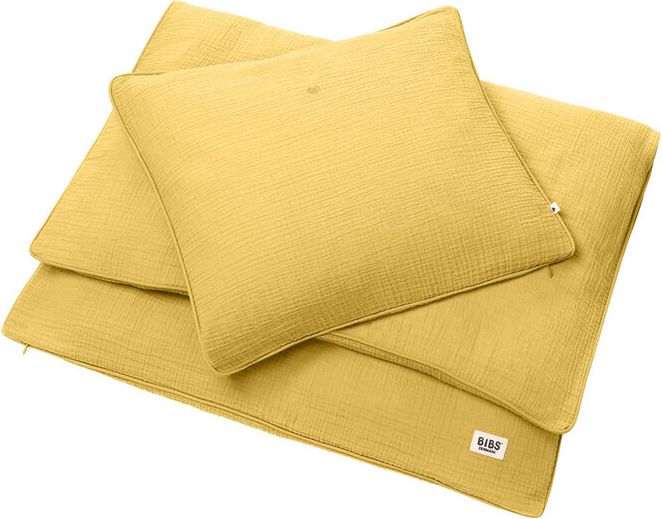 BIBS Povlečení mušelínové z BIO bavlny, Mustard - obrázek 1
