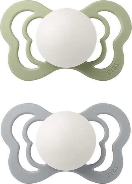 Bibs Couture ortodontický silikon 2ks Noční Sage / Cloud - obrázek 1