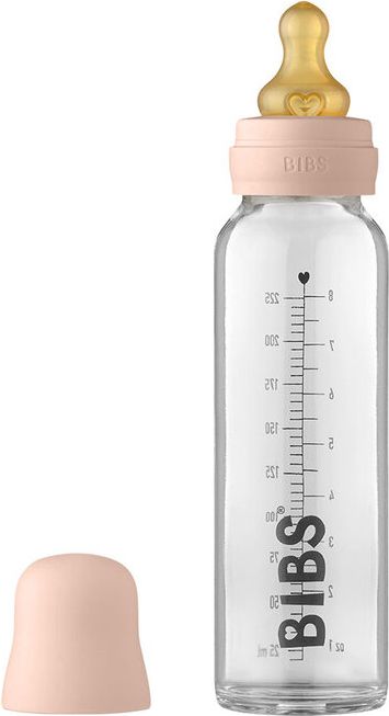 Bibs Baby Bottle skleněná láhev Blush 225 ml - obrázek 1