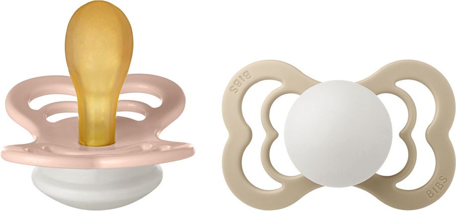 Bibs Supreme kaučuk 2ks Blush nočný Vanilla nočný - obrázek 2