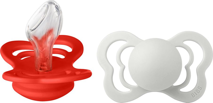 Bibs Couture ortodontické ze silikon 2ks Candy Apple / Haze - obrázek 2