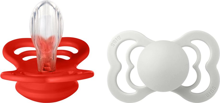 Bibs Supreme ze silikon2ks Candy Apple / Haze - obrázek 2