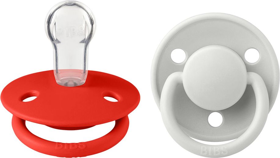 Bibs De Lux ze silikon 2ks Candy Apple / Haze - obrázek 2