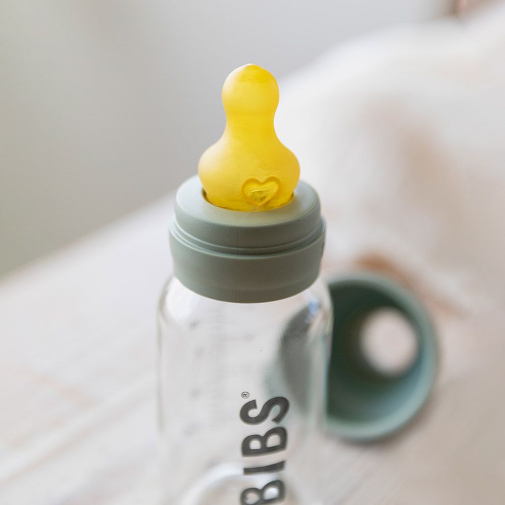 Bibs Baby Bottle skleněná láhev Sage 110 ml - obrázek 4