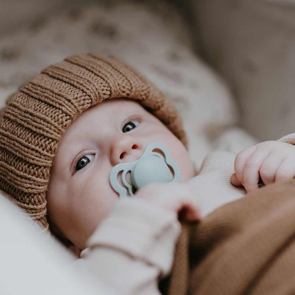 BIBS Supreme dudlíky ortodontické z přírodního kaučuku 2 ks, velikost 2, Sage nočný/Cloud nočný - obrázek 6