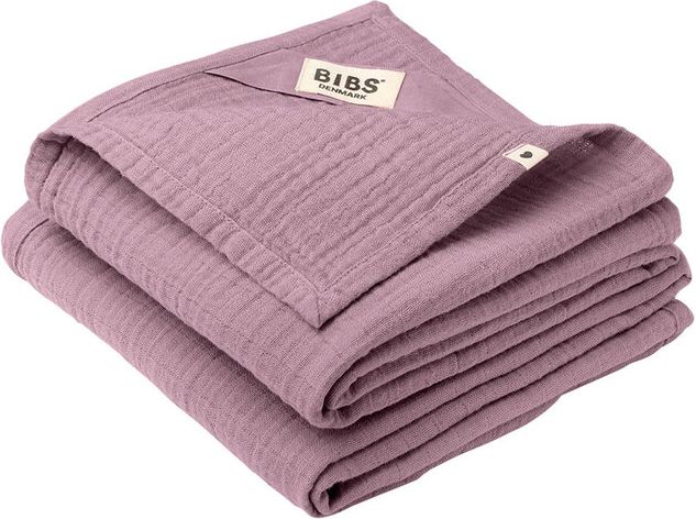 BIBS Mušelínové pleny z BIO bavlny Heather 2 ks - obrázek 1
