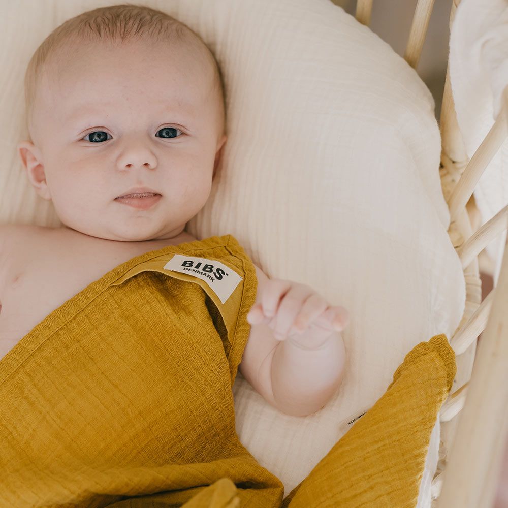 BIBS mušelínové plienky z BIO bavlny Mustard 2 ks - obrázek 3