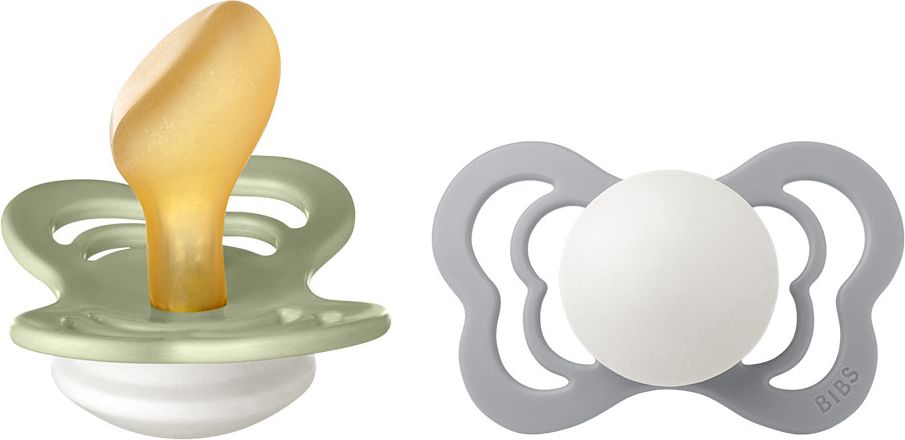 Bibs Couture ortodontický přírodní kaučuk 2ks night Sage / Cloud - obrázek 2