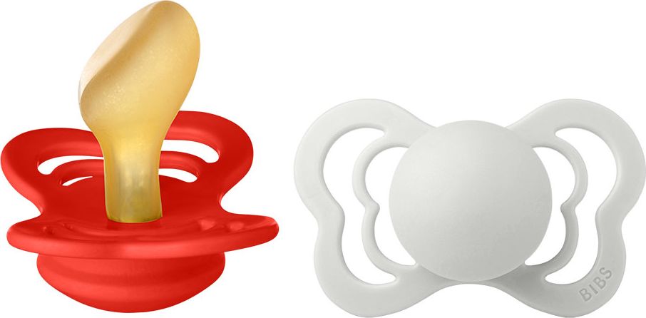 Bibs Couture ortodontické z přírodní kaučuk 2ks Candy Apple / Haze - obrázek 2