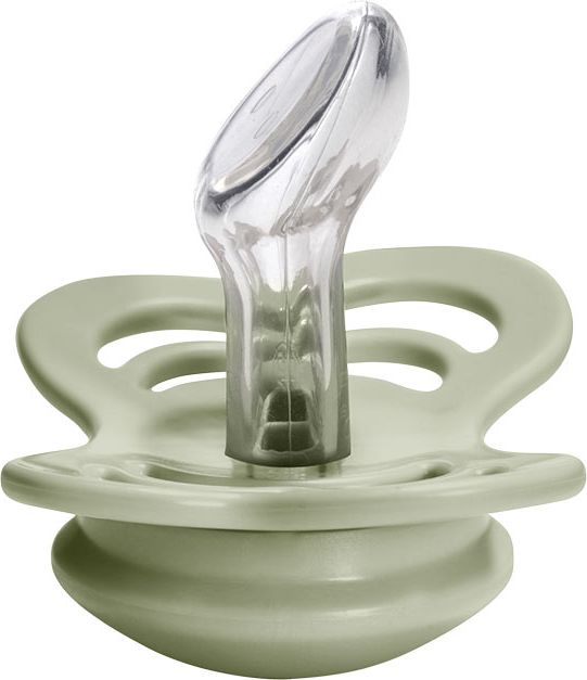 BIBS Couture dudlíky ortodontické ze silikonu 2 ks, velikost 2, Ivory/Sage - obrázek 3