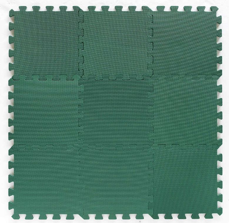 BABYDAN Podložka hrací puzzle Dark Green 90x90 cm - obrázek 3