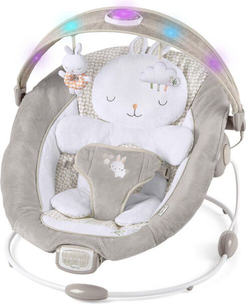 INGENUITY Lehátko vibrující s melodií a světlem Twinkle Tails™ 0m+, do 9 kg - obrázek 1