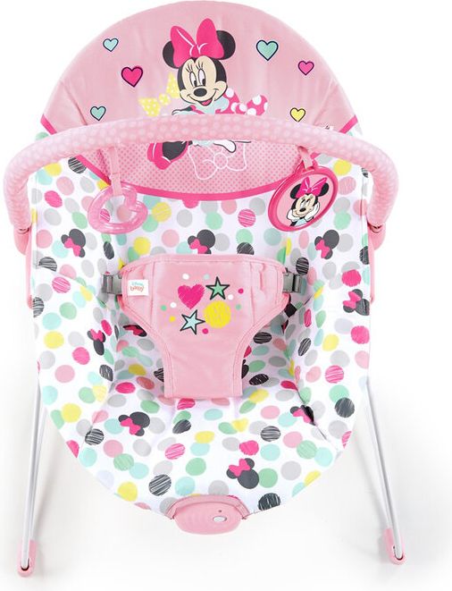 DISNEY BABY Lehátko vibrující Minnie Mouse Spotty Dotty 0 m+, do 9 kg - obrázek 1