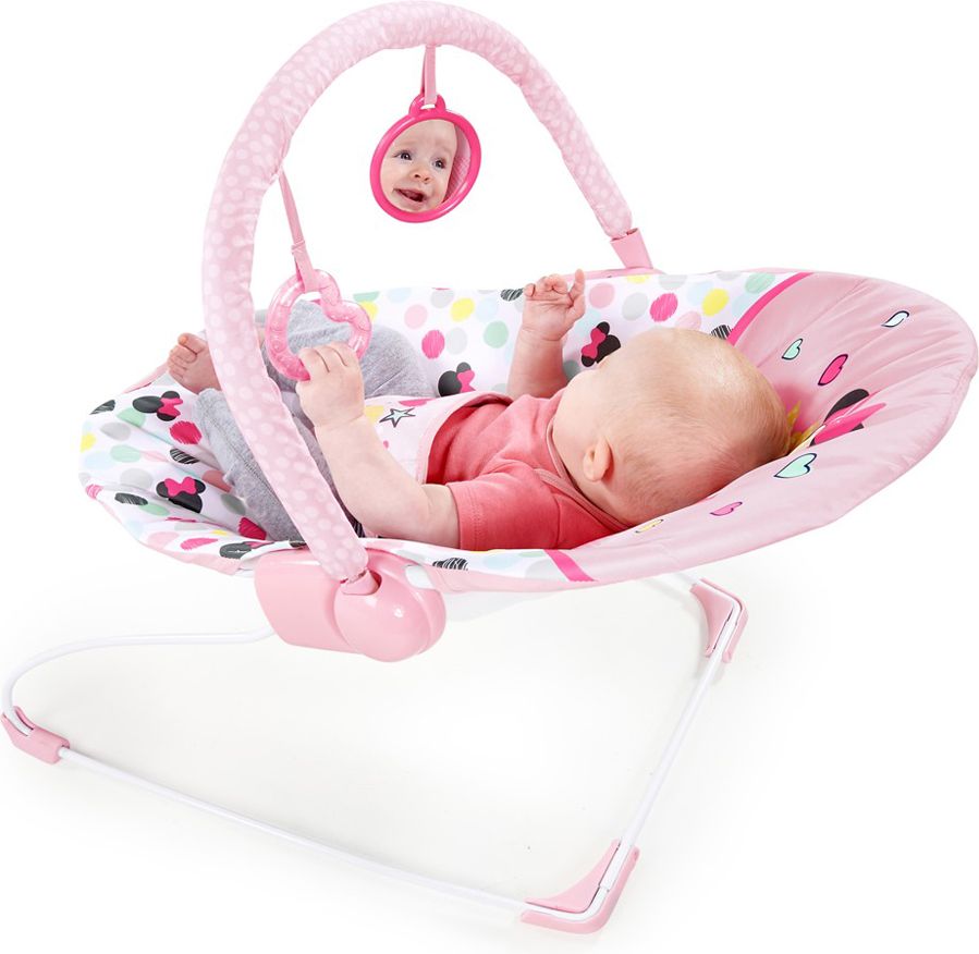 DISNEY BABY Lehátko vibrující Minnie Mouse Spotty Dotty 0 m+, do 9 kg - obrázek 6