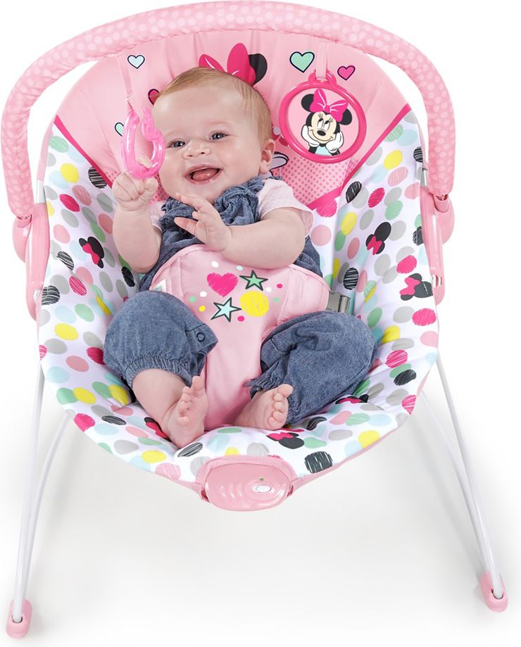 DISNEY BABY Lehátko vibrující Minnie Mouse Spotty Dotty 0 m+, do 9 kg - obrázek 7