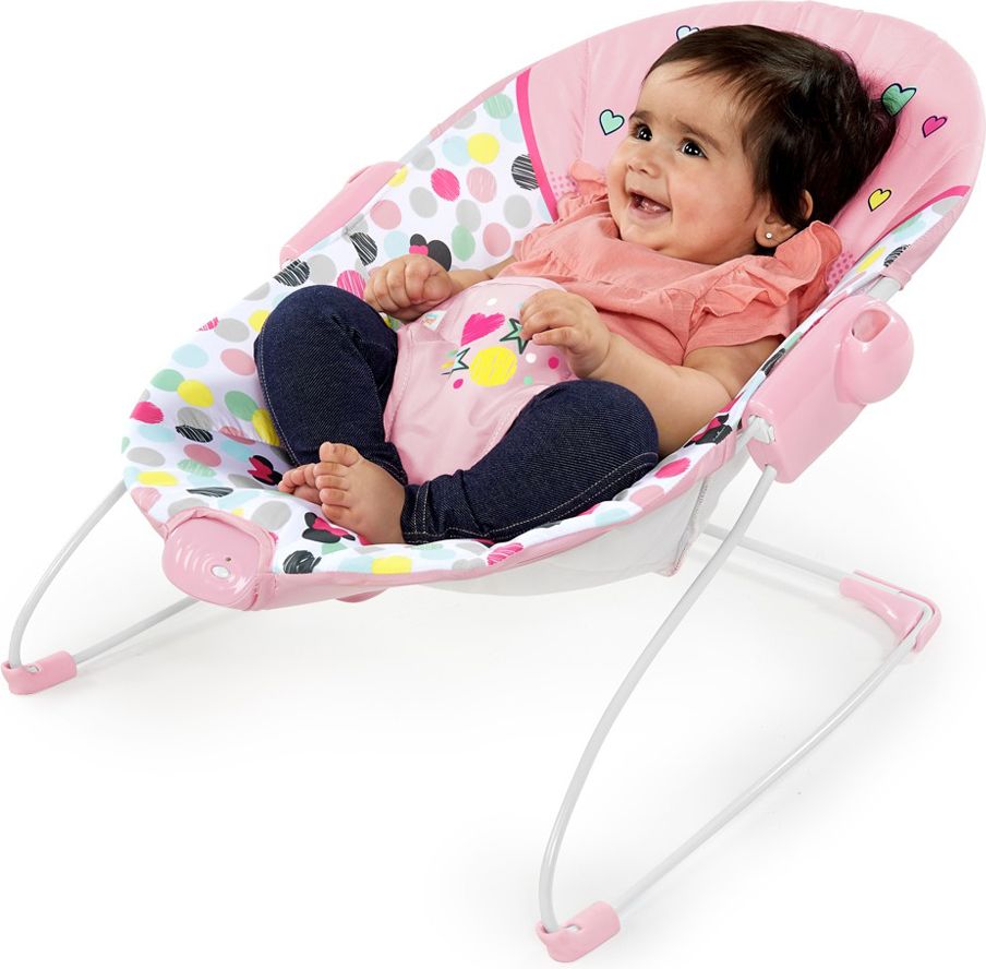 DISNEY BABY Lehátko vibrující Minnie Mouse Spotty Dotty 0 m+, do 9 kg - obrázek 9
