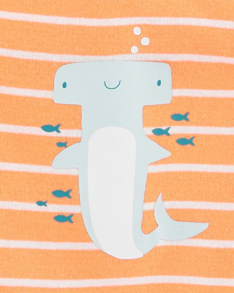 CARTER'S Body bez rukávů Stripes Animals kluk 5ks 24m - obrázek 5