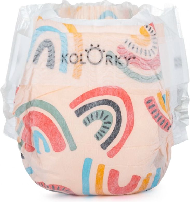 4x KOLORKY DAY Pleny jednorázové eko, déšť&duhy S (3-6 kg) 25 ks - obrázek 7