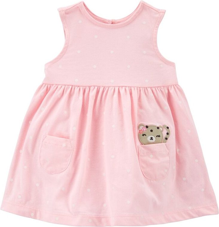 CARTER'S Šaty Pink Cat holka 24m - obrázek 1