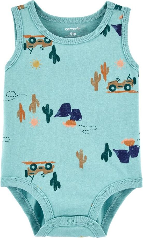 CARTER'S Body bez rukávů Blue Jeep kluk 3m - obrázek 1