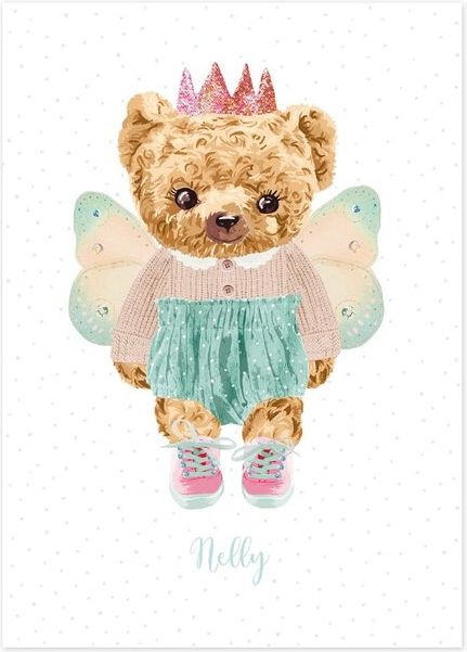 CEBA Plakát Fluffy Puffy Nelly 50 x 70 cm - obrázek 1